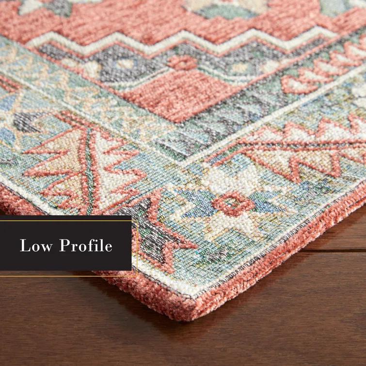 Town & Country Living TOWN & COUNTRY LUXE Livie Forever Vintage Everwash Washable Multi-Use, Non-Slip Kitchen Runner