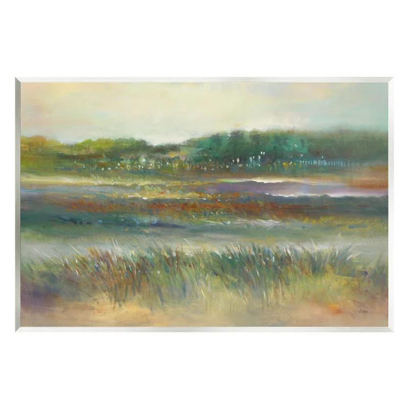 Stupell Industries " Calming Countryside Scenery Field " by K. Nari Painting Print
