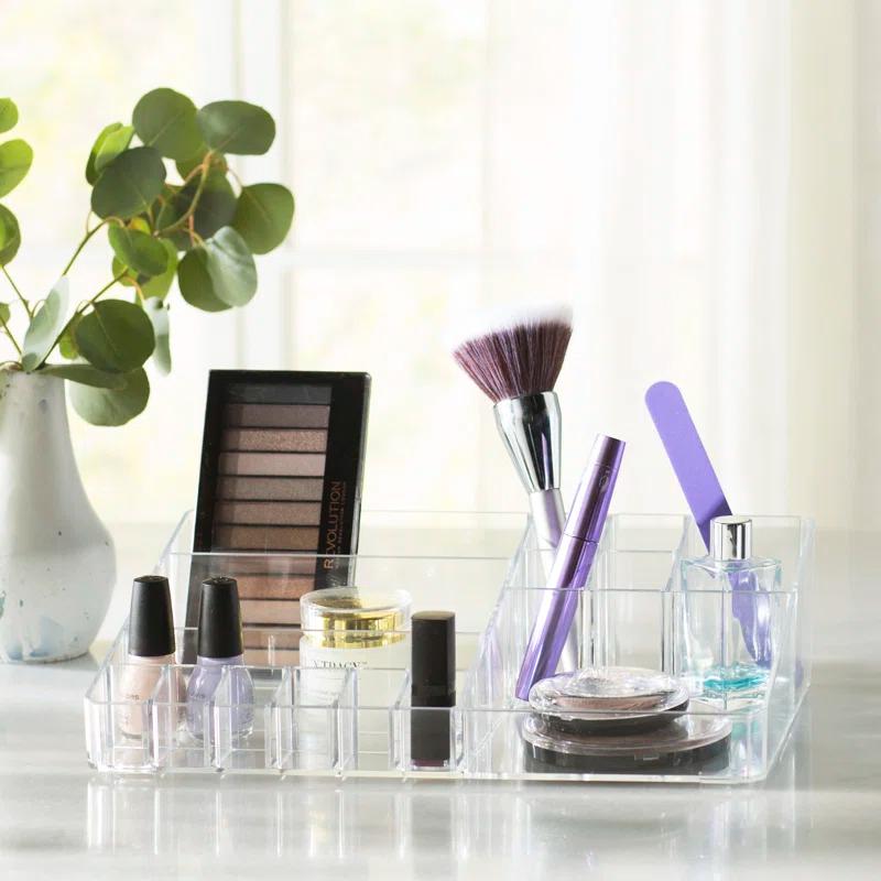 Simplify Acrylic 15 Compartment Makeup Organizer