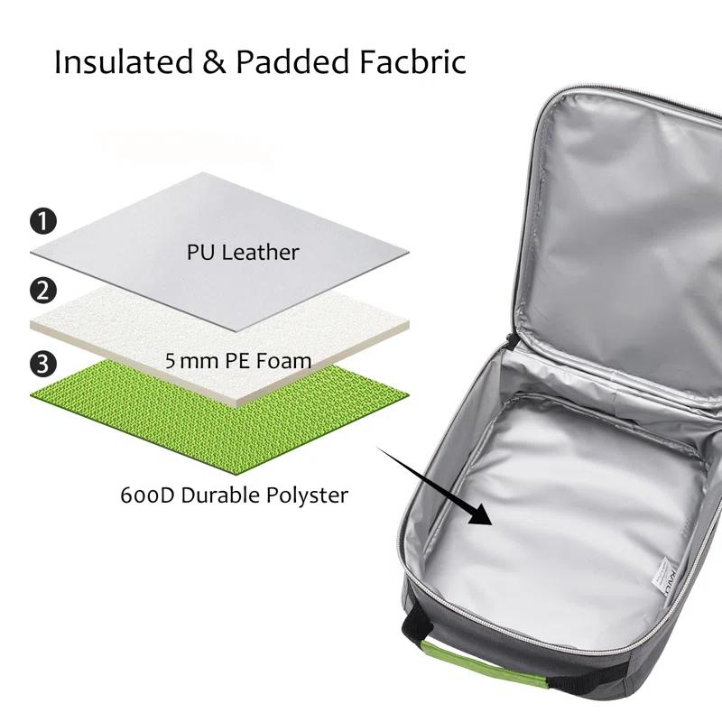 Tirrinia Tirrinia Small Insulated Lunch Bag, Mini Cooler Lunch Box, Lunch Tote