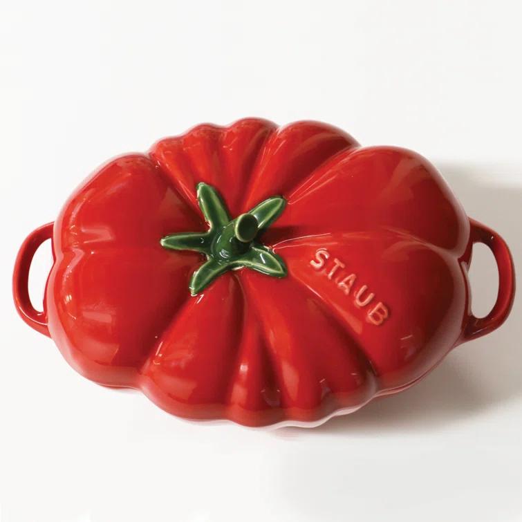 Staub Ceramic 16-oz Petite Tomato Cocotte Baking Dish