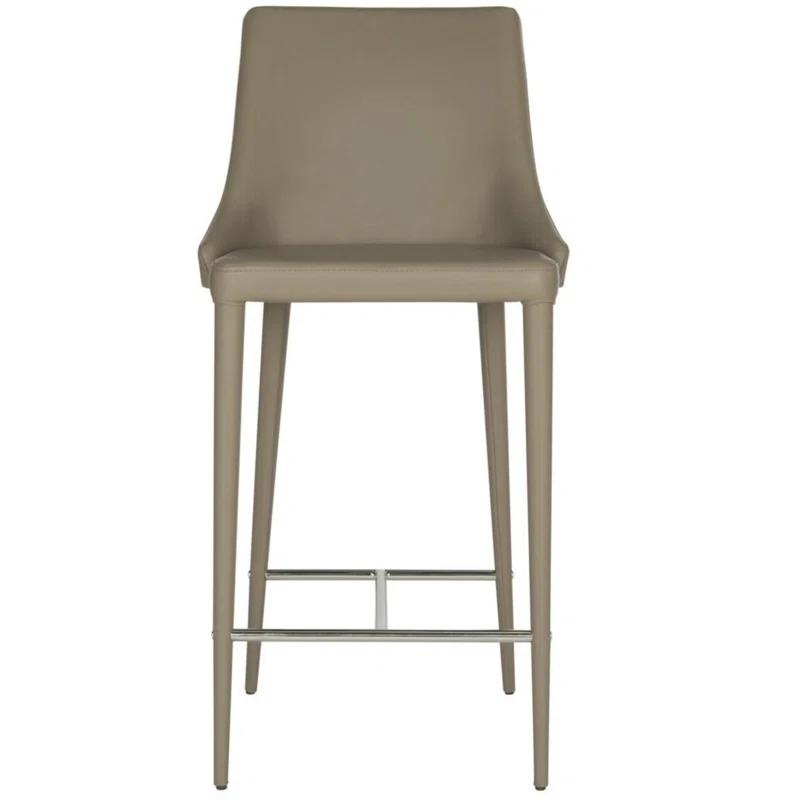Wrought Studio™ Bohy Upholstered Counter Stool with Metal Frame (Set of 2)
