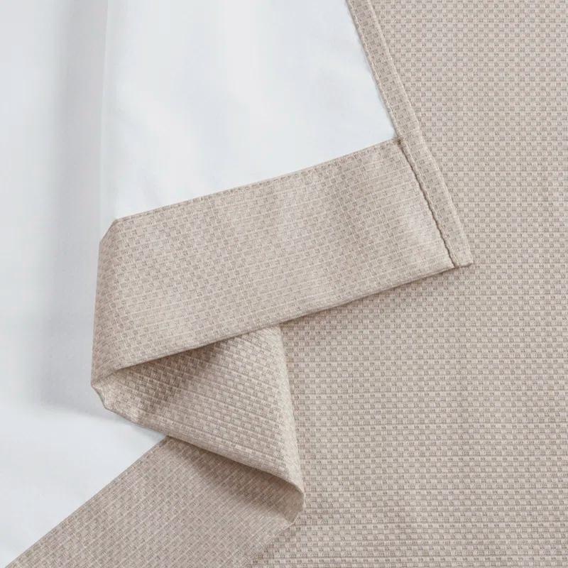 Madison Park Galen Basketweave Room Darkening Curtain Panel Pair (Set of 2)