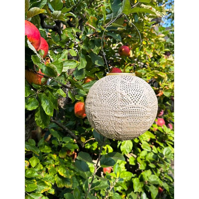 Boho Globe Solar Outdoor Lantern