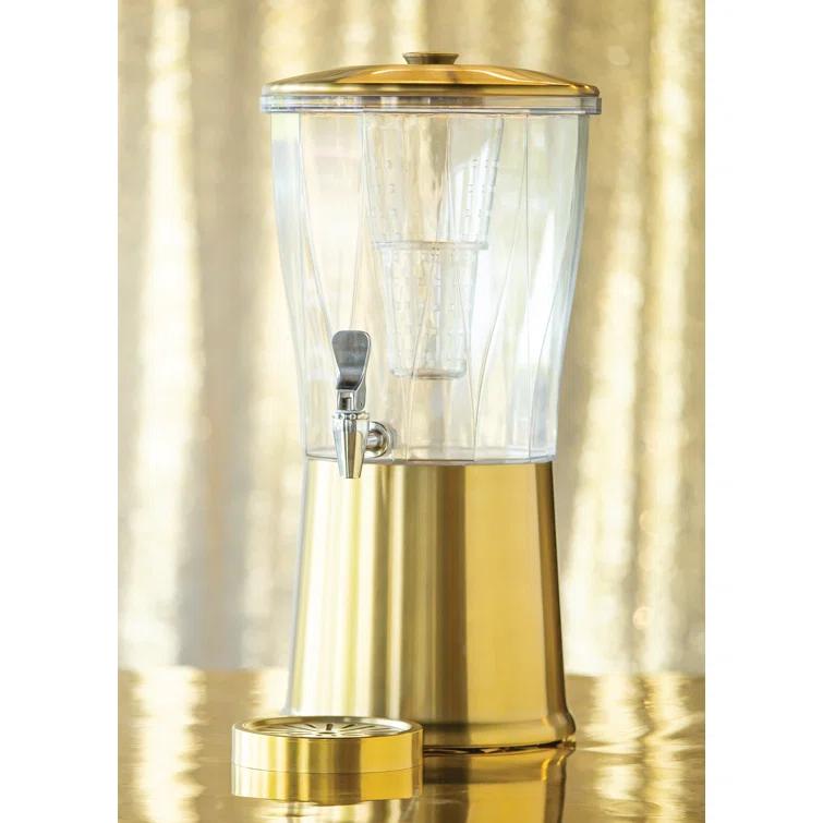 Service Ideas Service Ideas 3 Gallon Beverage Dispenser with Infuser Tube and Stainless Steel Spigot