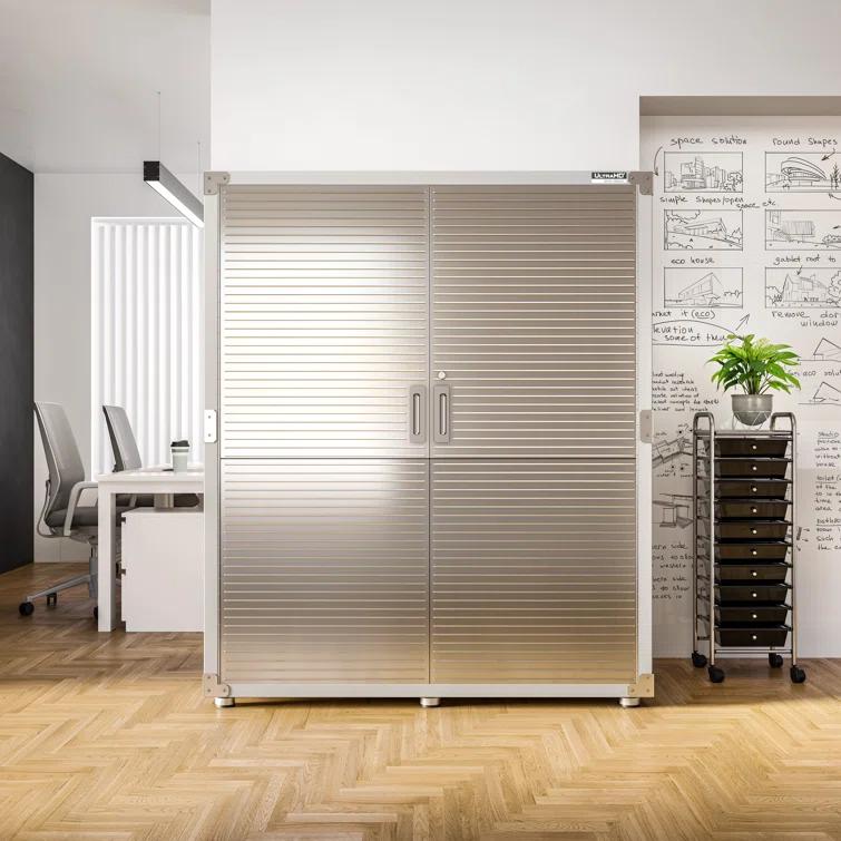 UltraHD® Seville Classics UltraHD Extra-Wide Storage Cabinet, 60" W x 24" D x 72" H