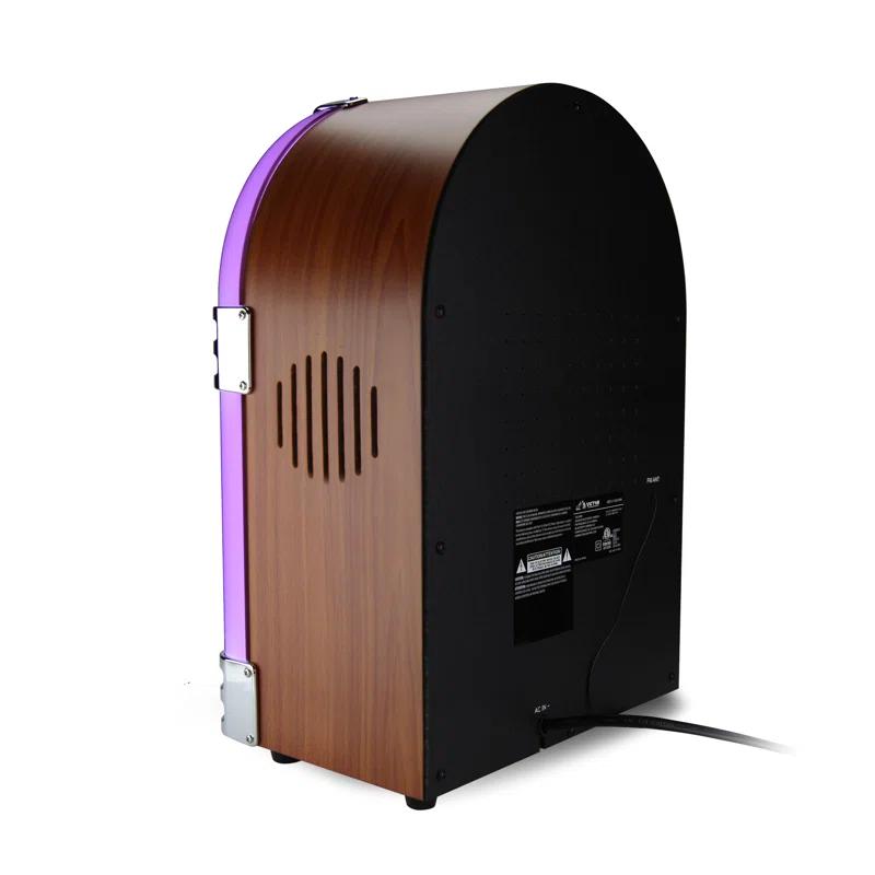Victor Bluetooth CD Jukebox Speaker with FM Radio & Multicolor LED Lighting