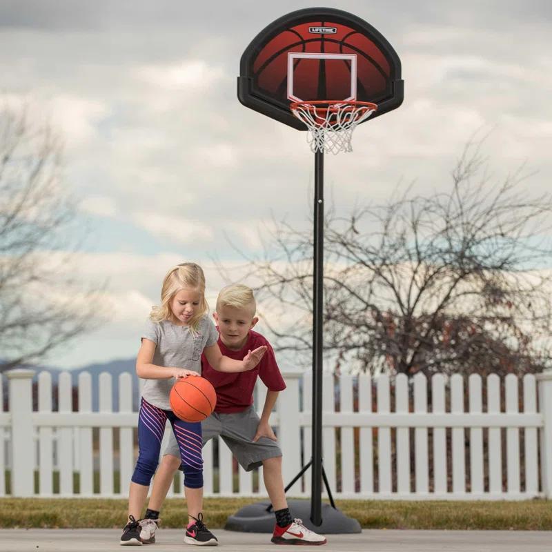 Lifetime Lifetime Height Adjustable Portable Basketball Hoop (32" Impact Backboard)