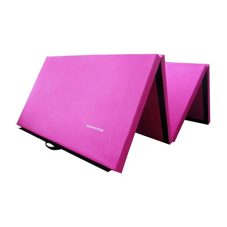 BalanceFrom Fitness BalanceFrom Fitness All Purpose Folding Gymnastics Gym Exercise Mat for Yoga, Aerobics, Pilates, and Martial Arts