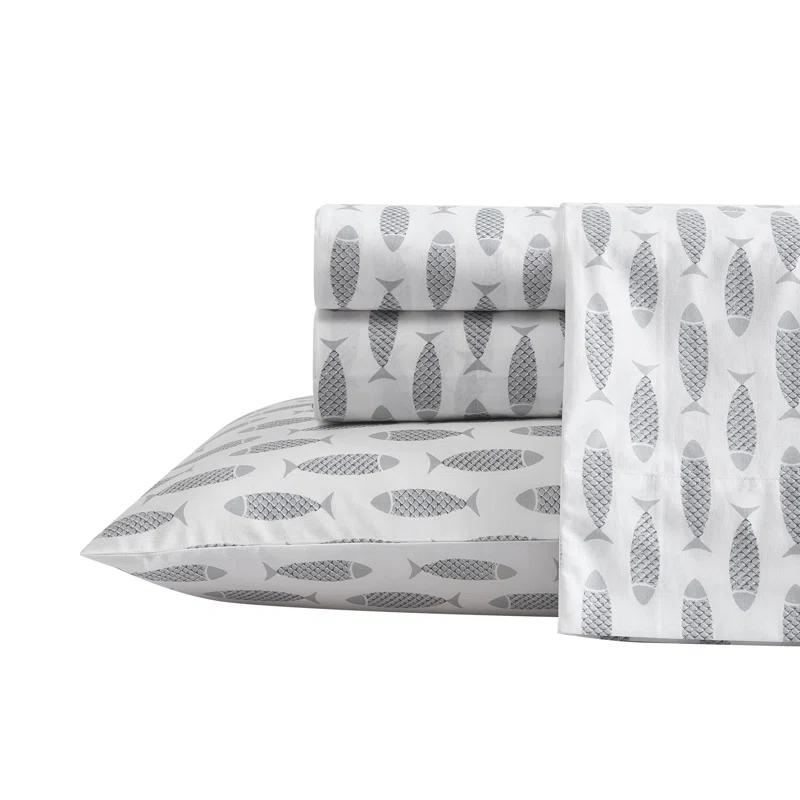 Nautica Nautica Printed Cotton Percale Sheet Sets