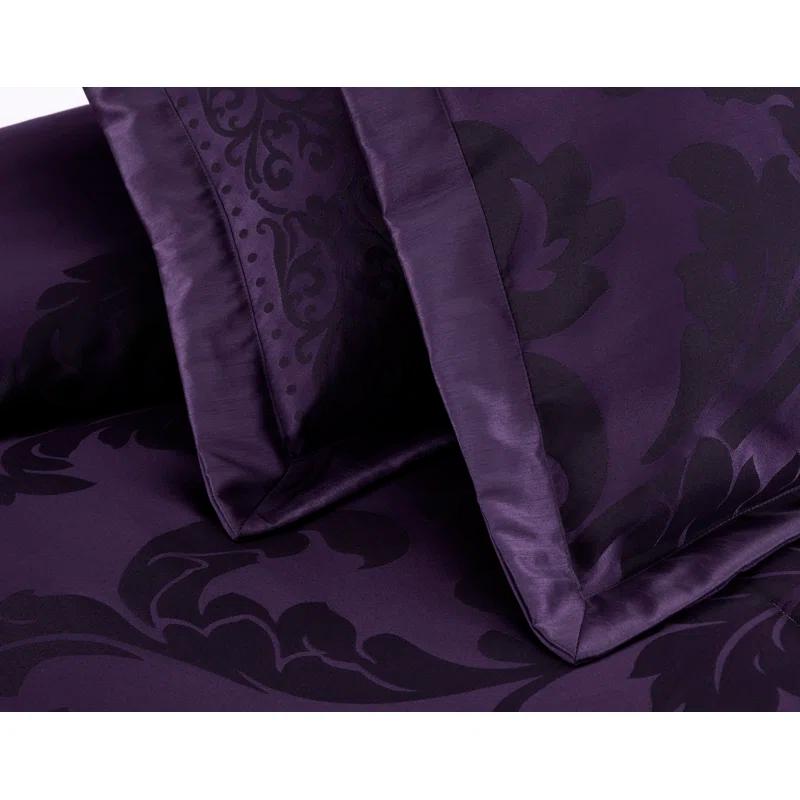 Royale Jacquard Floral 7 Piece Comforter Set