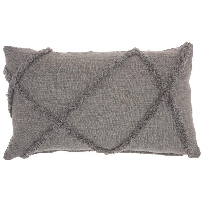 George Oliver Britney Ruffled Cotton Throw Pillow