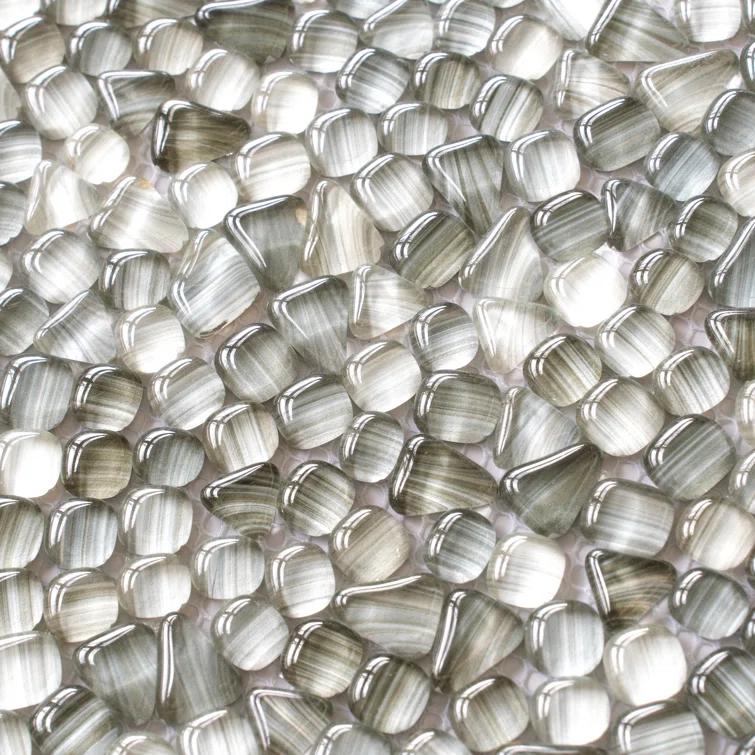 Glass Pebbles Mosaic Wall & Floor Tile
