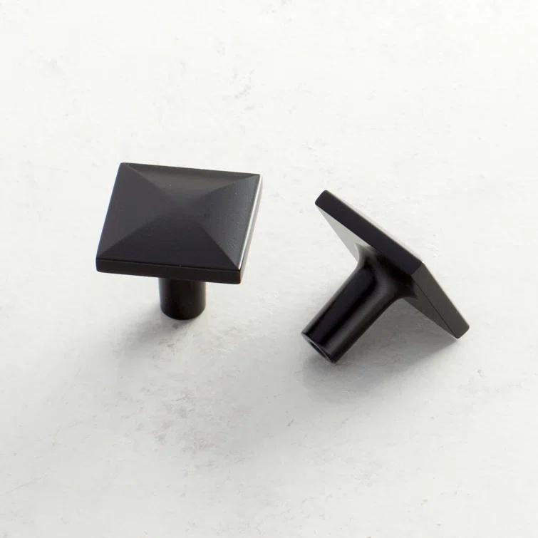 Amerock 1 1/8" Length Square Knob Multipack (Set of 10)