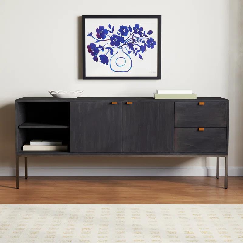 Loki Media Console - Wash Poplar