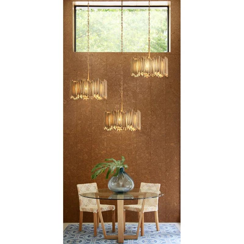 Hinkley Roca 20" Three-Light Hand-Painted Modern Chandelier by Lisa McDennon