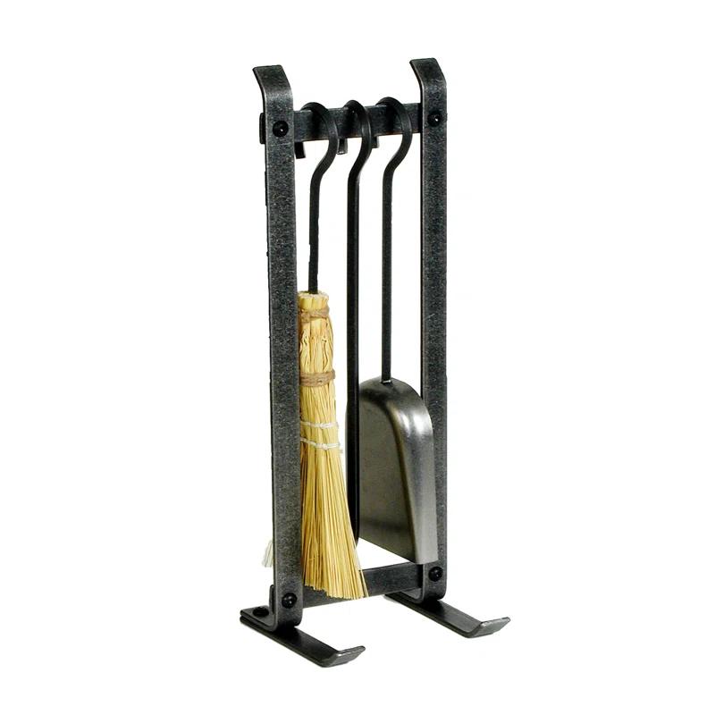 Handcrafted Country Home Fireplace Tool Set includes Base & 3 Tools