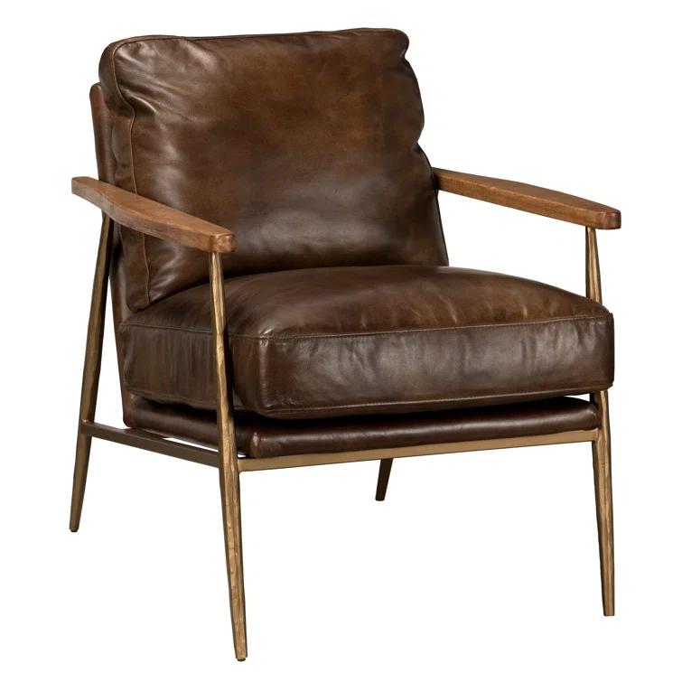 Arnold Genuine Leather Armchair
