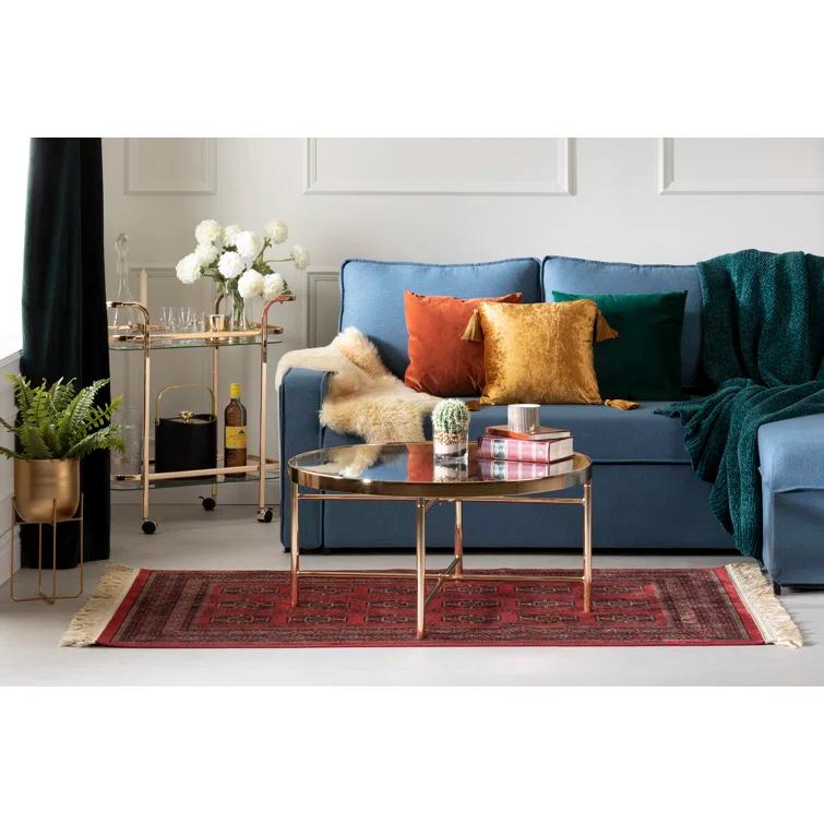 South Shore Maliza Metal Bar Cart