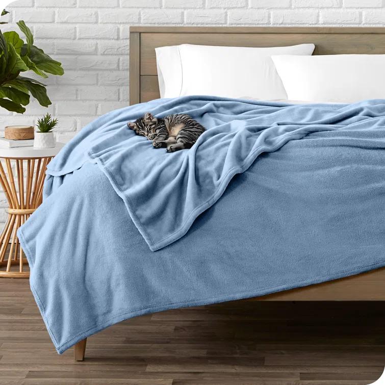 Bare Home Bare Home Microplush Fleece Blanket - Fuzzy, Warm, Bed/Throw Blanket