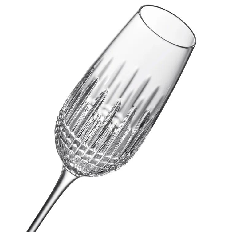 Waterford Lismore Diamond Essence Flute 10.5floz, Pair