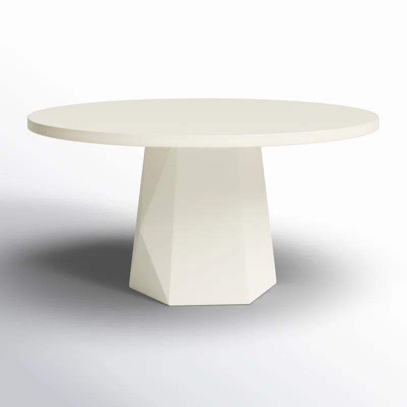 Schuller Indoor / Outdoor Round Dining Table - White