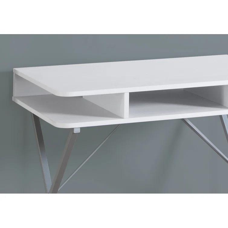 Lux Comfort Metal 30'' h x 19.75'' w Open Front Desk
