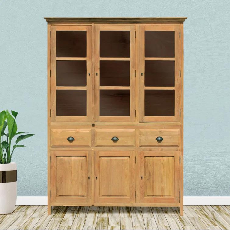 Chic Teak Recycled Teak Bali Cupboard Medium China Cabinet | Perigold