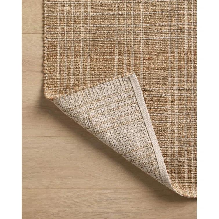 Judy I Jute-Blend Rug by Chris Loves Julia x Loloi - Natural and Cream / 2'6" x 7'6" Runner