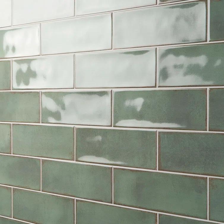 Bond Tile San Luis 4" x 12" Ceramic Handmade Look Subway Wall Tile