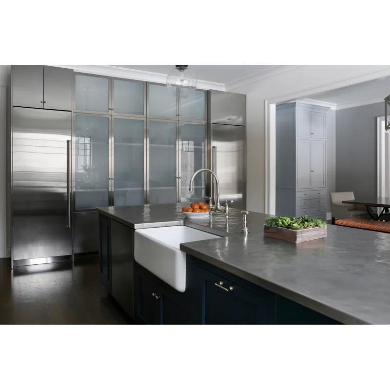Perrin & Rowe U.4719L-APC-2 Georgian Era Bridge Kitchen Faucet With Side Spray