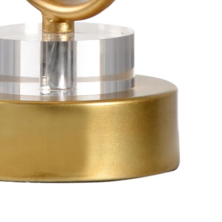 Chelsea House Swirl Metal Table Lamp