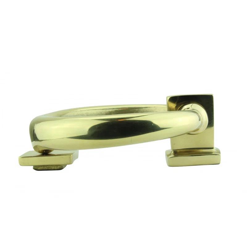 Ring Entry Solid Brass Door Knocker Antique Circular Brass Renovators Supply
