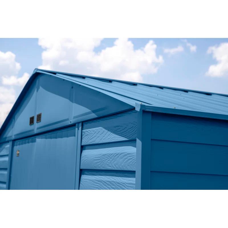 10 ft. W x 14 ft. D Steel Horizontal Storage Shed