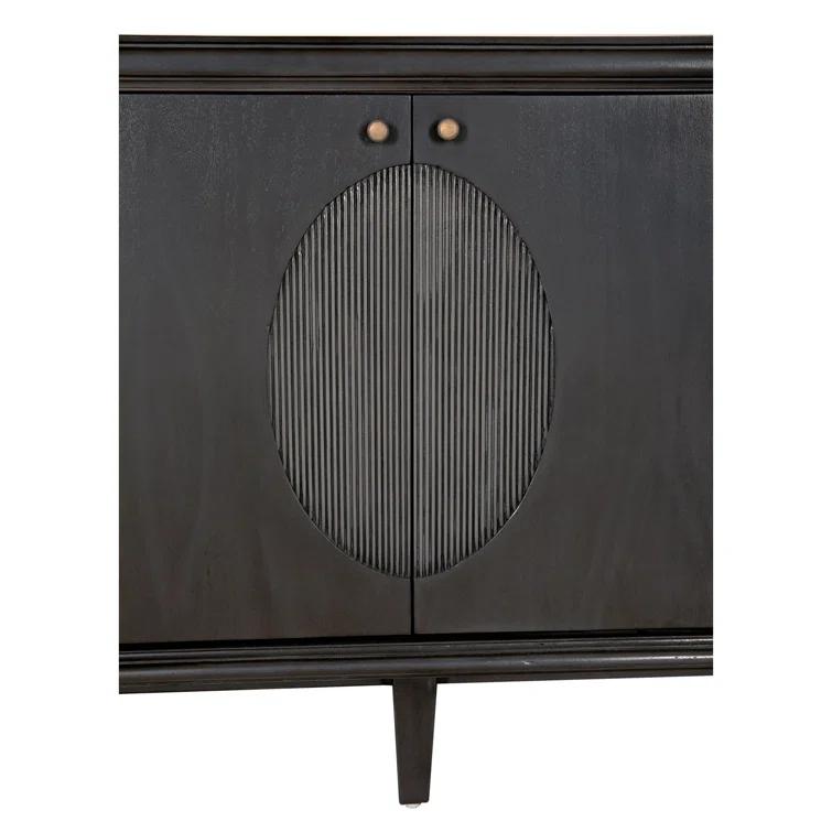 Noir Dumont 74.5'' Solid Wood Sideboard