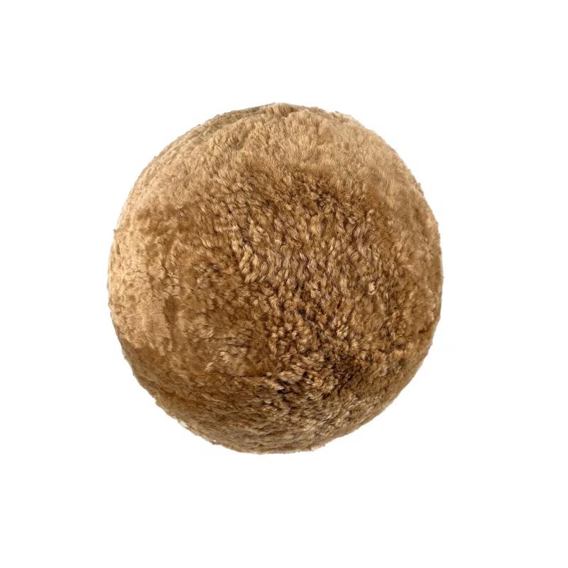New Zealand Brown 8" Ball Pillow