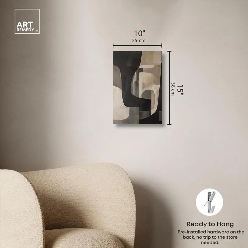 Art Remedy Portal Canvas Modern Neutral Wall Art by Art Remedy