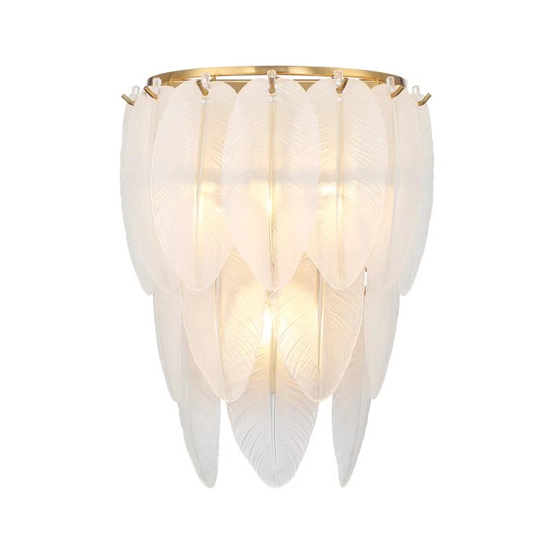 Breegan Jane by Breegan Jane x Savoy Boa 3-Light Wall Sconce in Warm Brass by Breegan Jane