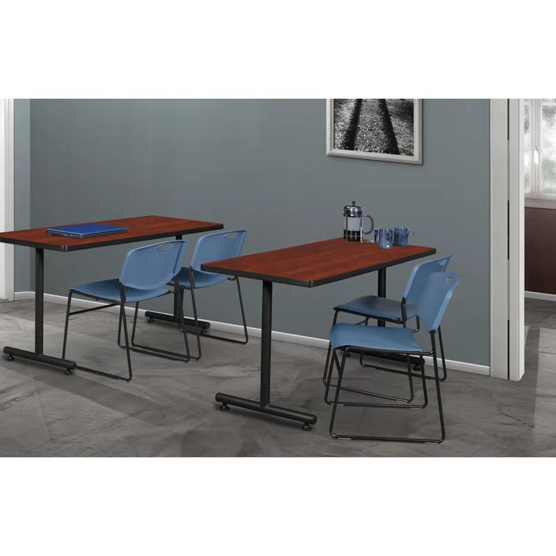 Regency Regency Zeng Ultra Compact Metal Frame Armless Stackable Chair (Set of 50)