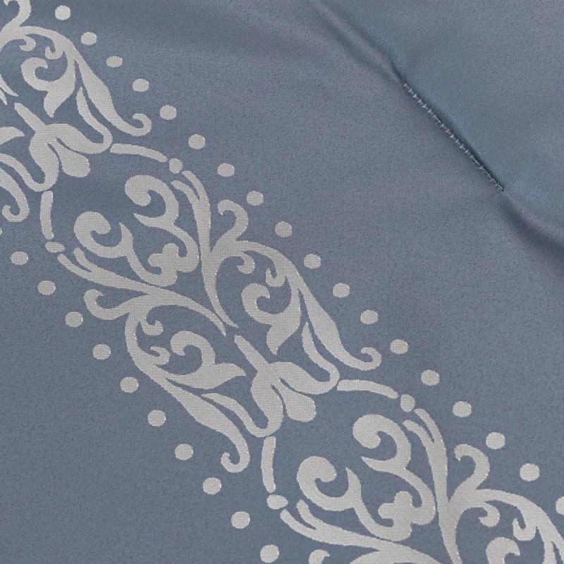 Chezmoi Collection Royale Jacquard Floral 7 Piece Comforter Set