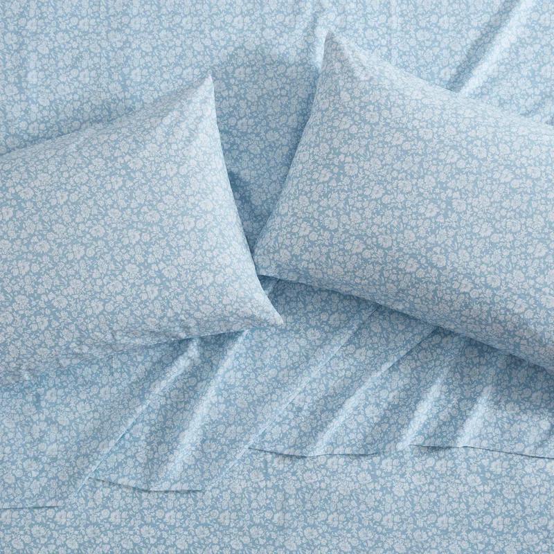 Laura Ashley Laura Ashley Printed Cotton Percale Sheet Set