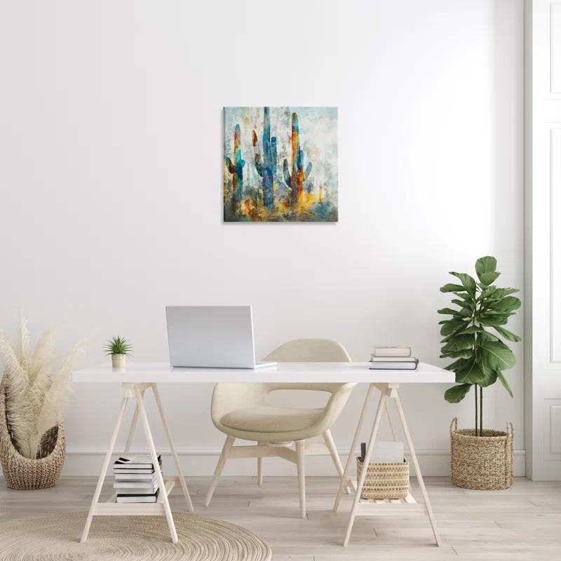 Stupell Industries Abstract Cacti Silhouettes Vibrant Succulent Colors by Scott Brems - Graphic Art Print