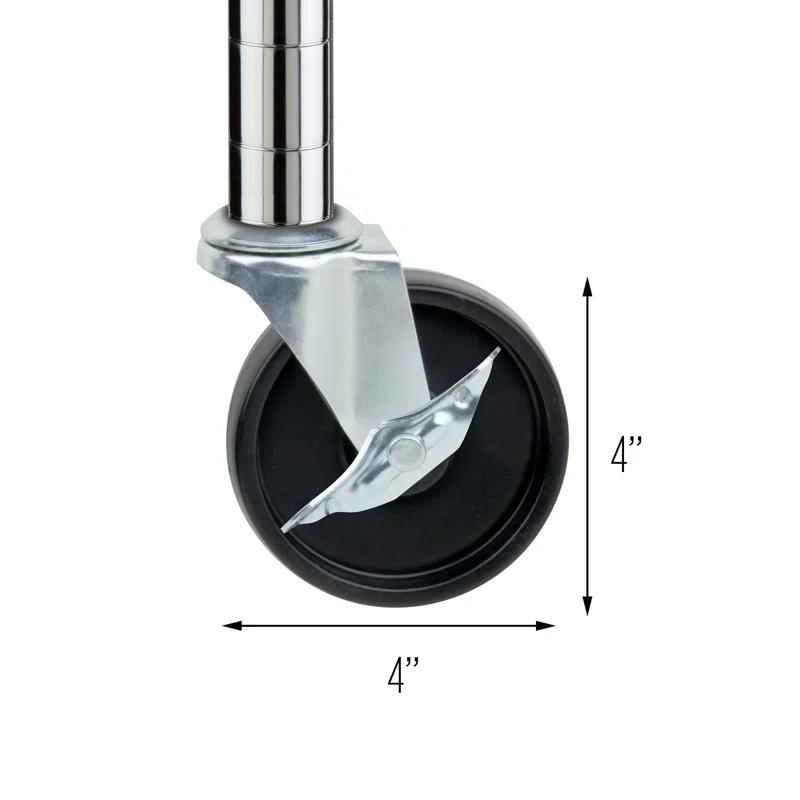 Honey Can Do 4" Shelving Casters (Set of 4)