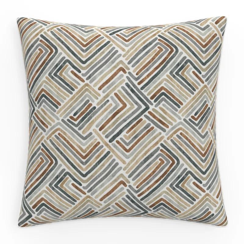 Pillow Perfect Geometric Indoor/Outdoor Accent Throw Pillow | Wayfair