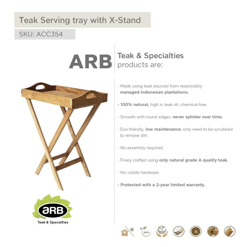 ARB Teak & Specialties ARB Teak & Specialties Teak Tray