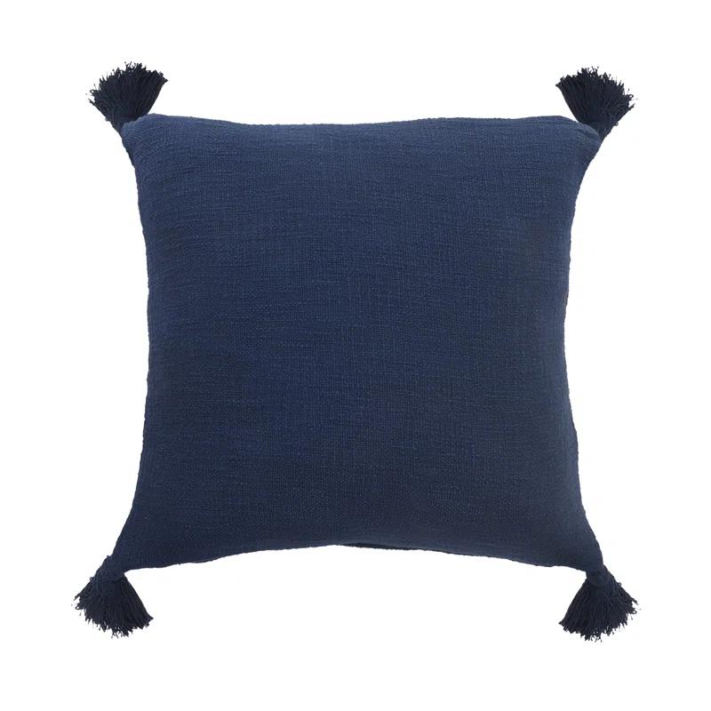 Rajani Home Finn Tassels Cotton Throw Pillow