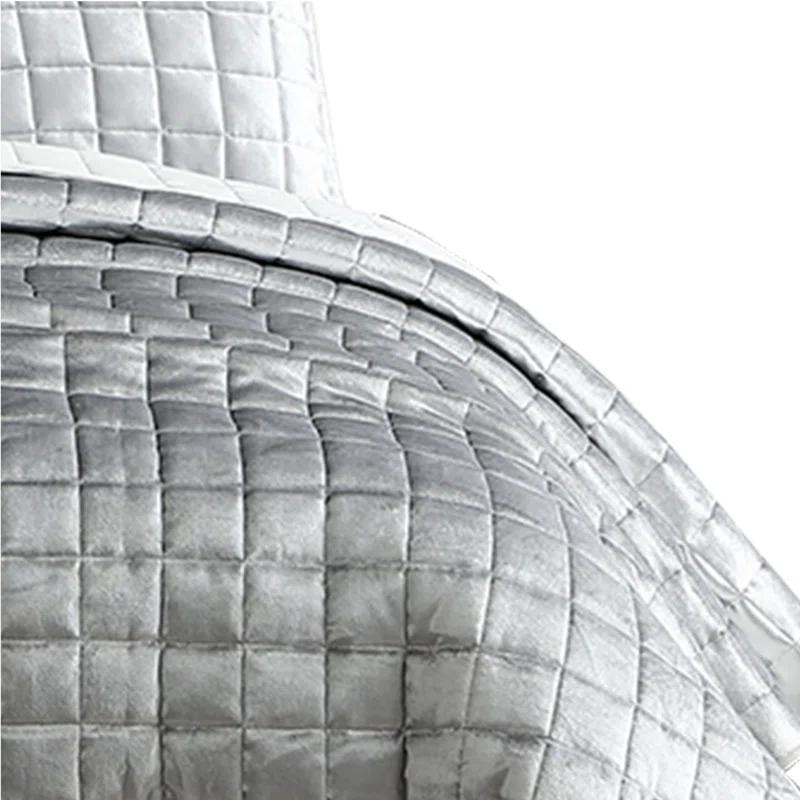 Benjara Microfiber 3 Piece Coverlet Set