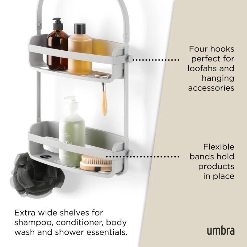Umbra Flex Wall Mounted Optional Shower Caddy