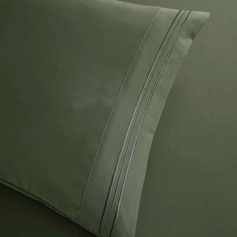 Nestl Double Brushed Hotel Luxury Sheet Set with Extra Soft Sheets & Pillowcases