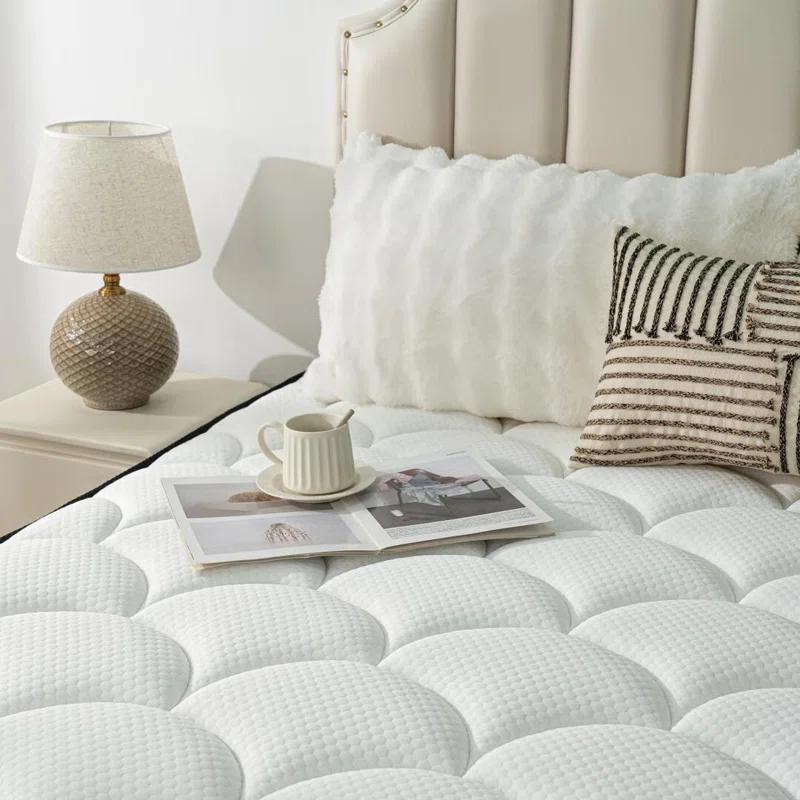 Alwyn Home Alwyn Home Pillow Top Medium Firm Hybrid Mattress In A Box